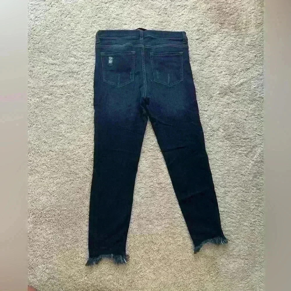 Woman Harper distressed straight leg jeans - Picture 4 of 6